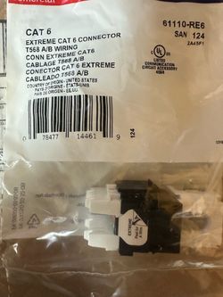 Leviton CAT6 network connectors