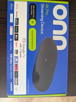 ONN 4K Pro Streaming Box 2026 model (Google TV) with Gemini