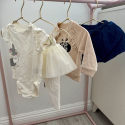 Girl Clothing 6-9 Months - Disney, H&M, Baby Gap , Cat & Jack