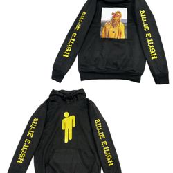 Billie Eilish Black Hoodie Sweatshirt Women’s Medium 