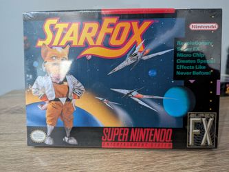 StarFox Super Nintendo SNES (Factory Sealed)