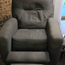 Blue/gray Recliner
