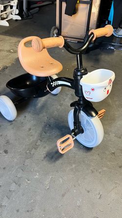 Kids Toddler Tricycle with Front Basket (PAIR)