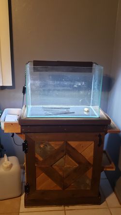 Frame less 20 Gal. W/ Custom Tank Stand