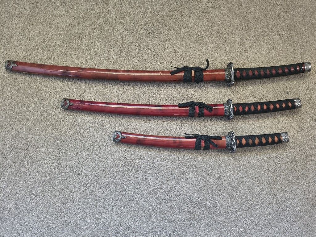 Three Matching Staffs