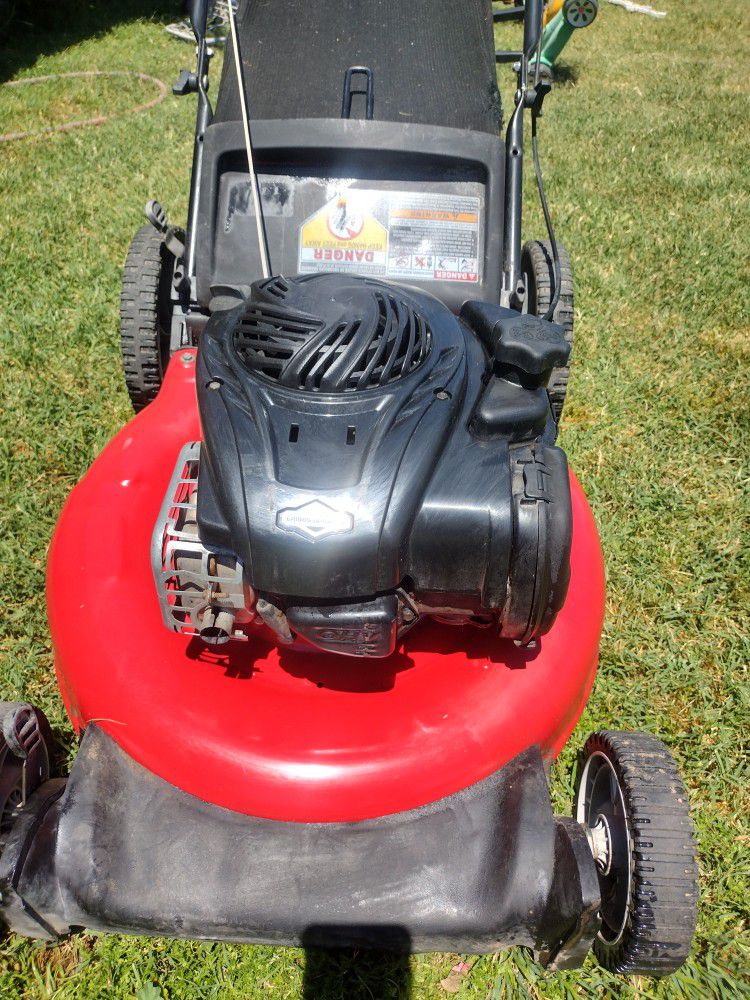 Lawn Mower Works Good Good Shape Briggs And Stratton Rear Bag Mulch No Offers No Trades 75th Ave Indian School
