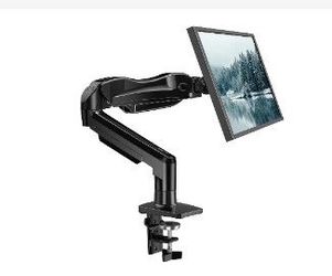 HUANUO FlowLift™ Single Monitor Mount, 13 to 32 Inch Monitor Arm, Adjustable Monitor Stand, Vesa Mount with Clamp and Grommet Base - Fits 4.4 to 19.8l