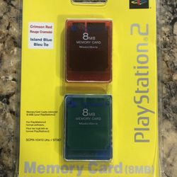 PS2 Memory Card Blister Pack (NEW/OPEN BOX)