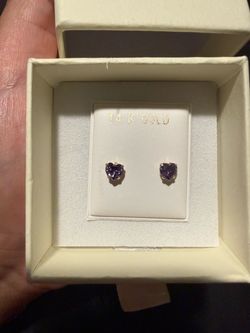 14K gold earring studs