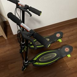 2 Razor Electric Scooters