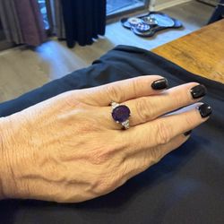 Sterling Silver Amethyst Ring