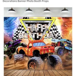 Monster Jam backdrop Banner