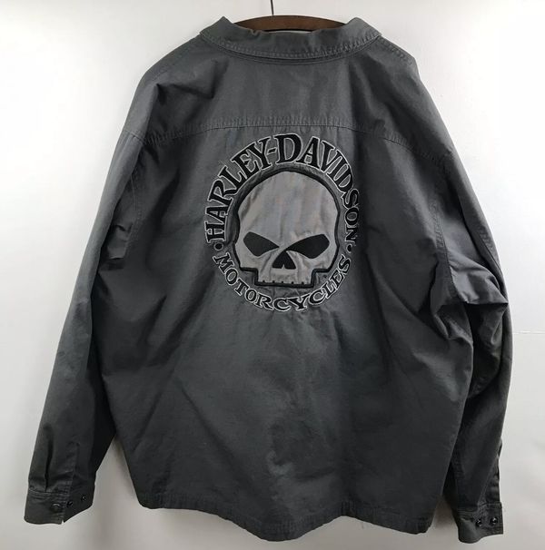 Harley Davidson Men S Willie G Skull Shirt Jacket 99011 11vm Size 3xl For In San Jose Ca Offerup