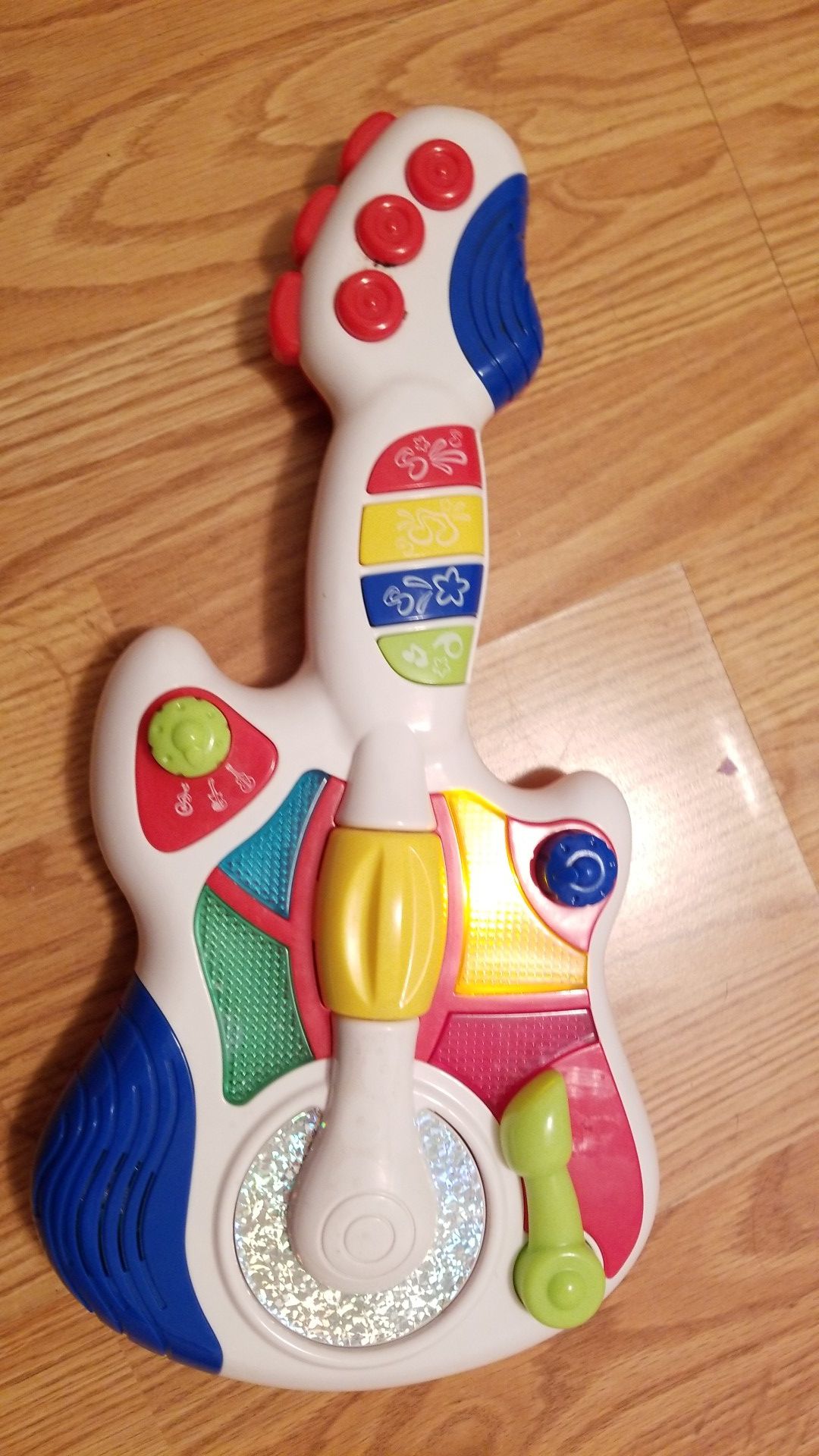 Toy light up music playing guitar for baby
