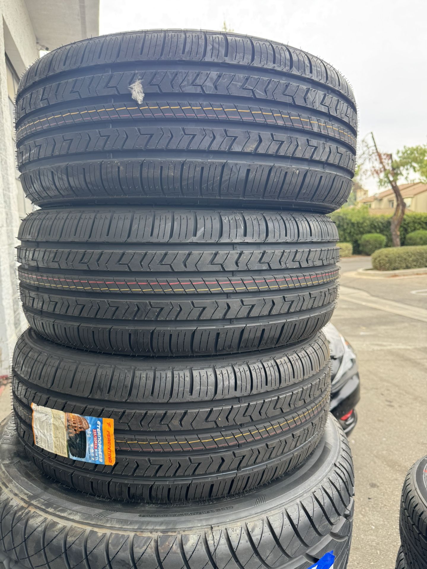 225/45R17 SET OF 4 NEW TIRES WITH INSTALLATION AND BALANCING
