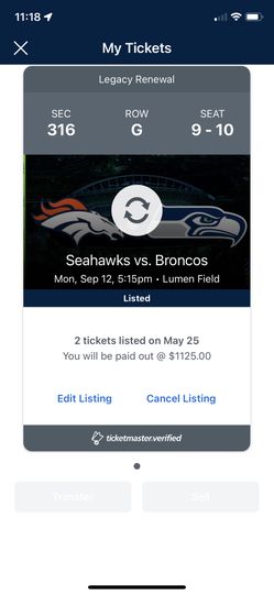 Seahawks vs Broncos Tickets
