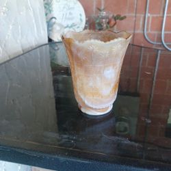 Carmel Slag Vase