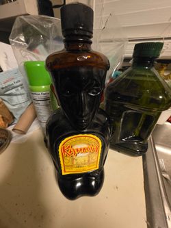 vintage Kahlúa Heritage Edition Aztec / Mayan Figural Bottle rare