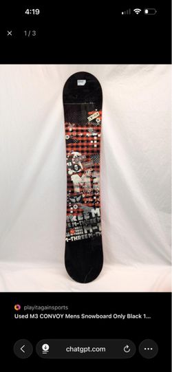 M3 Convoy Snowboard