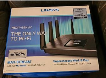 Linksys EA9500 Max-Stream AC5400 MU-MIMO Gigabit Router