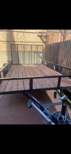 2021 Tru Weld Brand Utility Trailer Single Axle Excellent Shape And Condition 3500 Capacity Axle