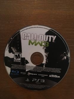 Sony PlayStation ps3 call of duty modern warfare 3