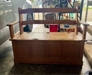 Wood Oak Bench