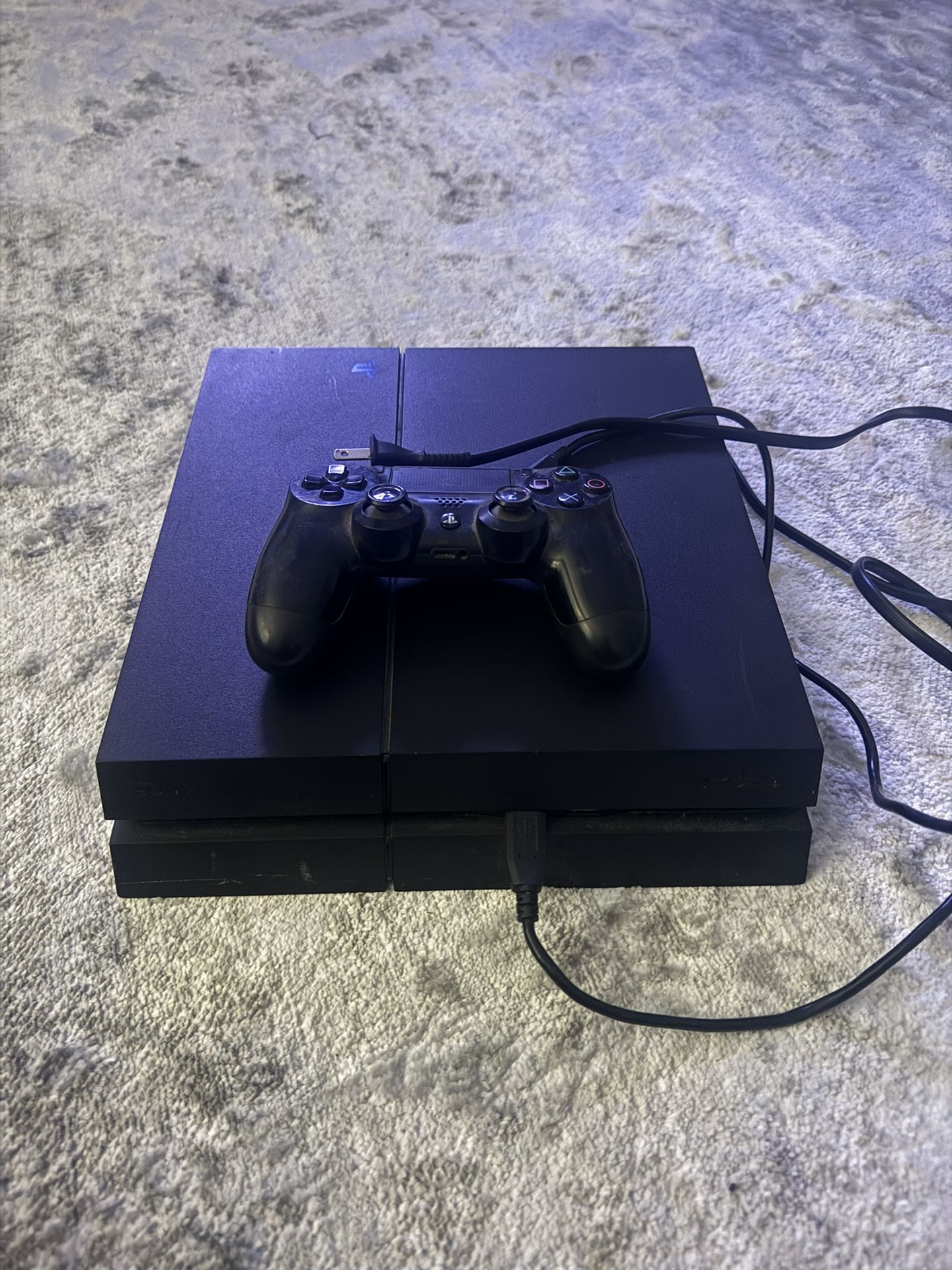 PS4 Console w/ Controller & Cables — Pickup Only (Monterey Park)