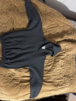 Vintage 90s Discus Athletic Blank Hoodie - Charcoal Grey - Size Large