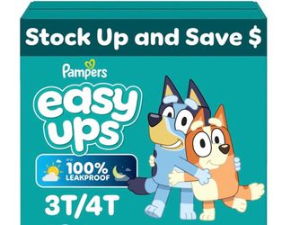 Brand New Pampers Easy Ups Bluey Potty Training Pants Boys Size 3T-4T