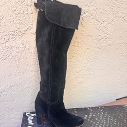 Suede Above The Knees Boots