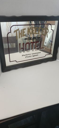 THE KEEFER HOTEL MIRROR FRAME 