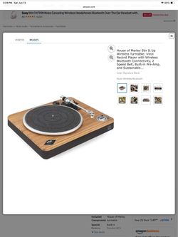 Marley Bluetooth turntable  with 30 mixed LPS