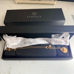Versace Medusa gold necklace