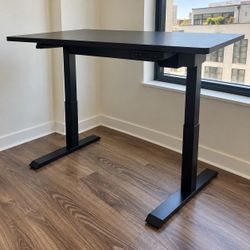 BANTI 48x24 Electric Standing Desk – Height Adjustable – Black