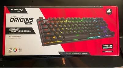 HyperX Alloy Origins Core - Tenkeyless Mechanical Gaming Keyboard - BLACK