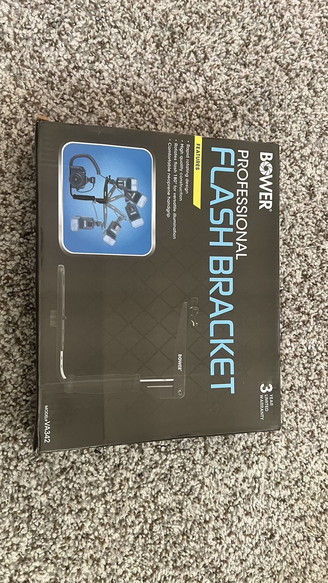 Bower Professional Flash Bracket for Camera External Flash