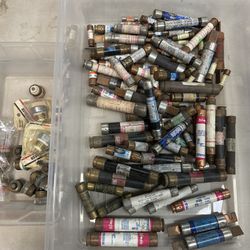 LOT OF 40+* Ferraz Shawmut Tri-Onic Dual Element Fuses & Mini Breakers