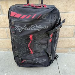 Troy Lee Designs Rolling Gear Bag Motocross MX Dirt Bike Motorcycle Travel Luggage  Helmet & Boot Storage  