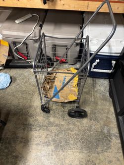 Rolling wire cart