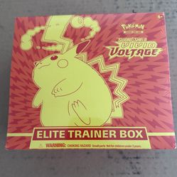 Pokémon TCG Vivid Voltage Elite Trainer Box see photos