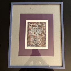 Vintage 1992 Huidie Signed Very limited Lithograph Numbered 3/4 16.5x20.5 