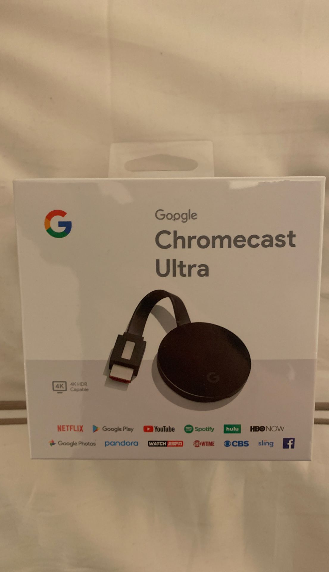 Google Chromecast Ultra 4K HDR (top of the line) (NEW/UNOPENED)