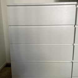 Malm Dresser Ikea 4 Drawers White