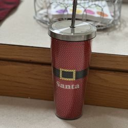 Bling Santa Tumbler 
