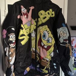 Members Only x Nickelodeon SpongeBob Windbreaker 