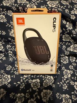 New JBL Clip 5 portable speaker