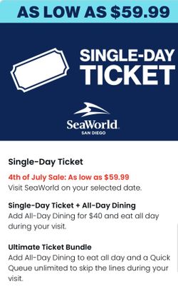 Seaworld Tickets