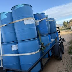 Empty 55 Gallon Drums