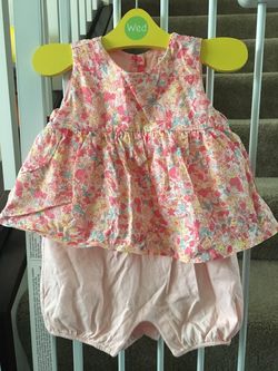 Two gap baby one piece dress 6/12 months